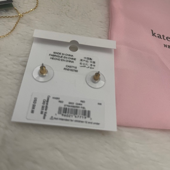 Kate Spade Strawberry Fields Studs novelty studs! - Picture 7 of 16